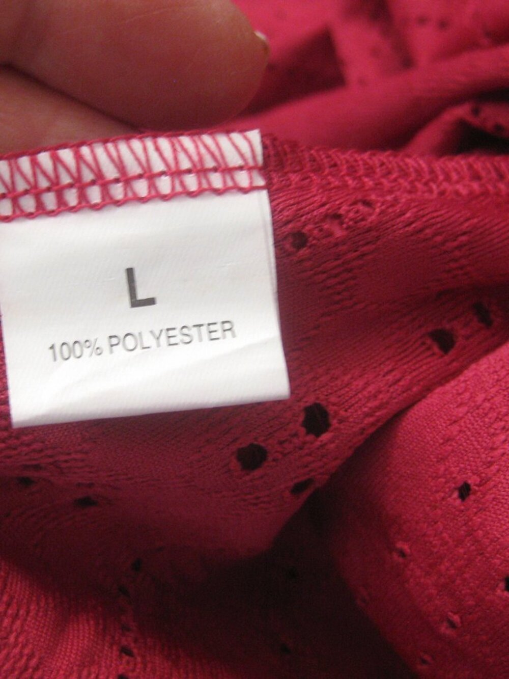 Spaghetti Straps Dress  Dark Raspberry  Large - Picture 6 of 6